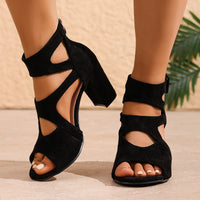 Black Suede Sandals - Best Premium Shoe Deal | Everyday Home Deal