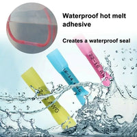 200PCS Heat Shrink Butt Wire Splice Connectors Seal Crimp Terminals USA