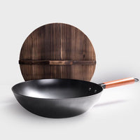 Traditional Handmade Iron Wok | Heavy Duty Cooking Pan | Everyday Home Deal