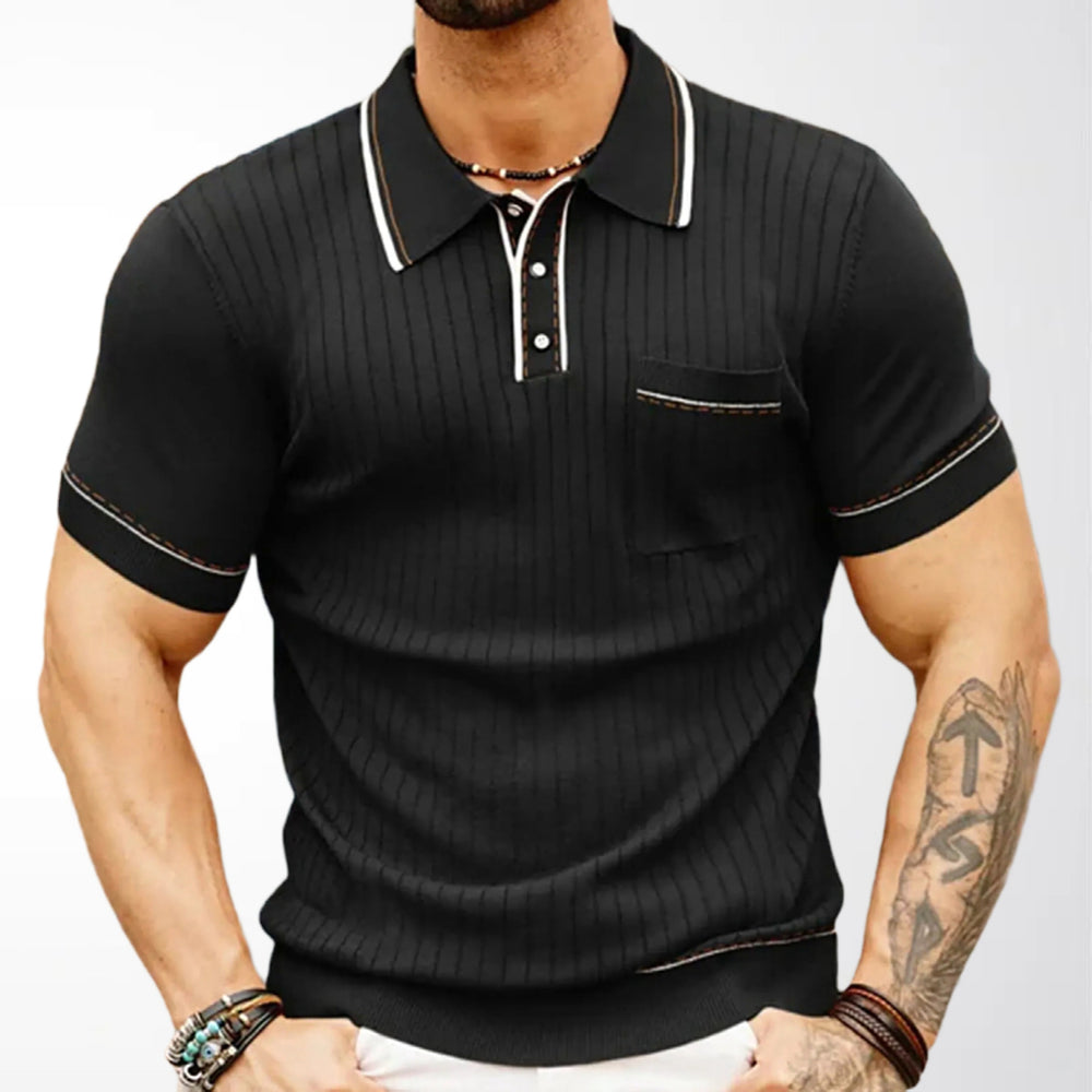 Knitted Short-sleeved Business POLO Shirt