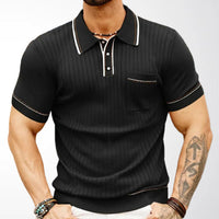 Knitted Short-sleeved Business POLO Shirt