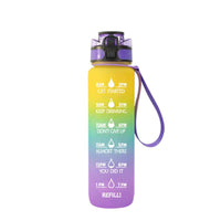 1000ml Transparent Kawaii Water Bottle with Infuser | BPA-Free Sports Flask | Everyday Home Deal