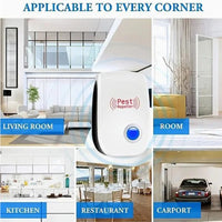 6Pcs Ultrasonic Pest Repeller, Pest Control Plug In Indoor Pests For Mosquito, Insects,Cockroaches, Rats, Bug, Spider