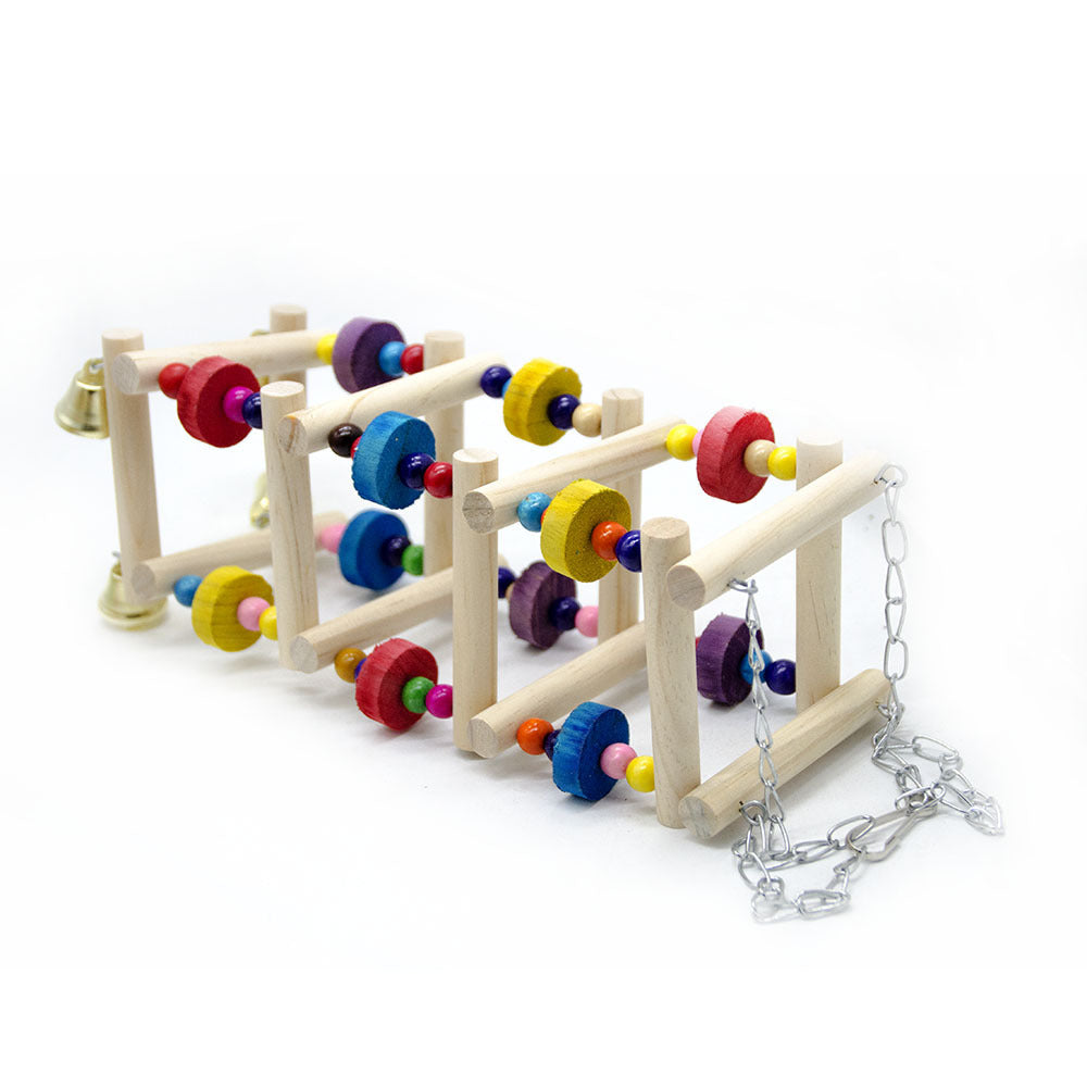 Parakeet Bird Toy Amusement Park Swing Stand | Everyday Home Deal