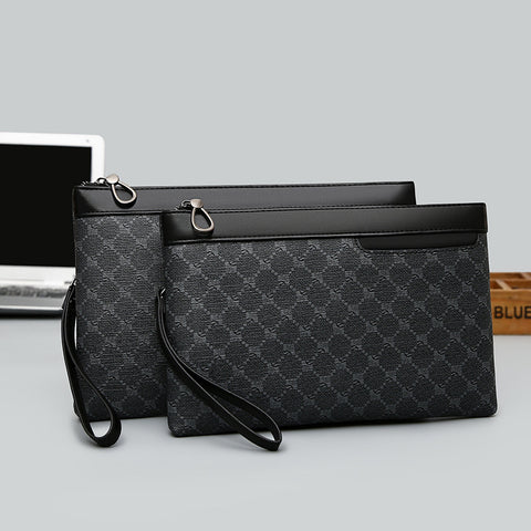 Men's Large Capacity PU Leather Business Handbag - Premium Apparel Deal | Everyday Home Deal