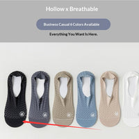 Mens Ankle Socks Summer Thin Style With Ice-silk Cotton Lining And Breathable Mesh