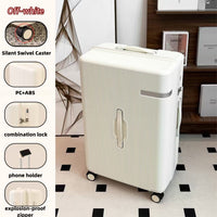 20 Inch 24 Inch Thick Luggage Compartment, Telescopic Pull Rod, Equipped With Three Handheld Handles, TSA With Phone Holder, Universal Silent Wheels, Sturdy And Durable