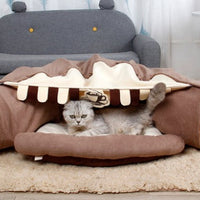 Pet Cats Tunnel Interactive Play Toy Mobile Collapsible Ferrets Rabbit Bed tunnels Indoor Toys Kitten Exercising Products