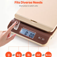 Digital Shipping Postal Scale, 0.1 Oz High Accuracy, 88 Lbs Postal Scale With Hold, Tare, Auto-off Function, Flip Holder Design & Easy Calibration, Fit For Home And Office Use, Battery Included