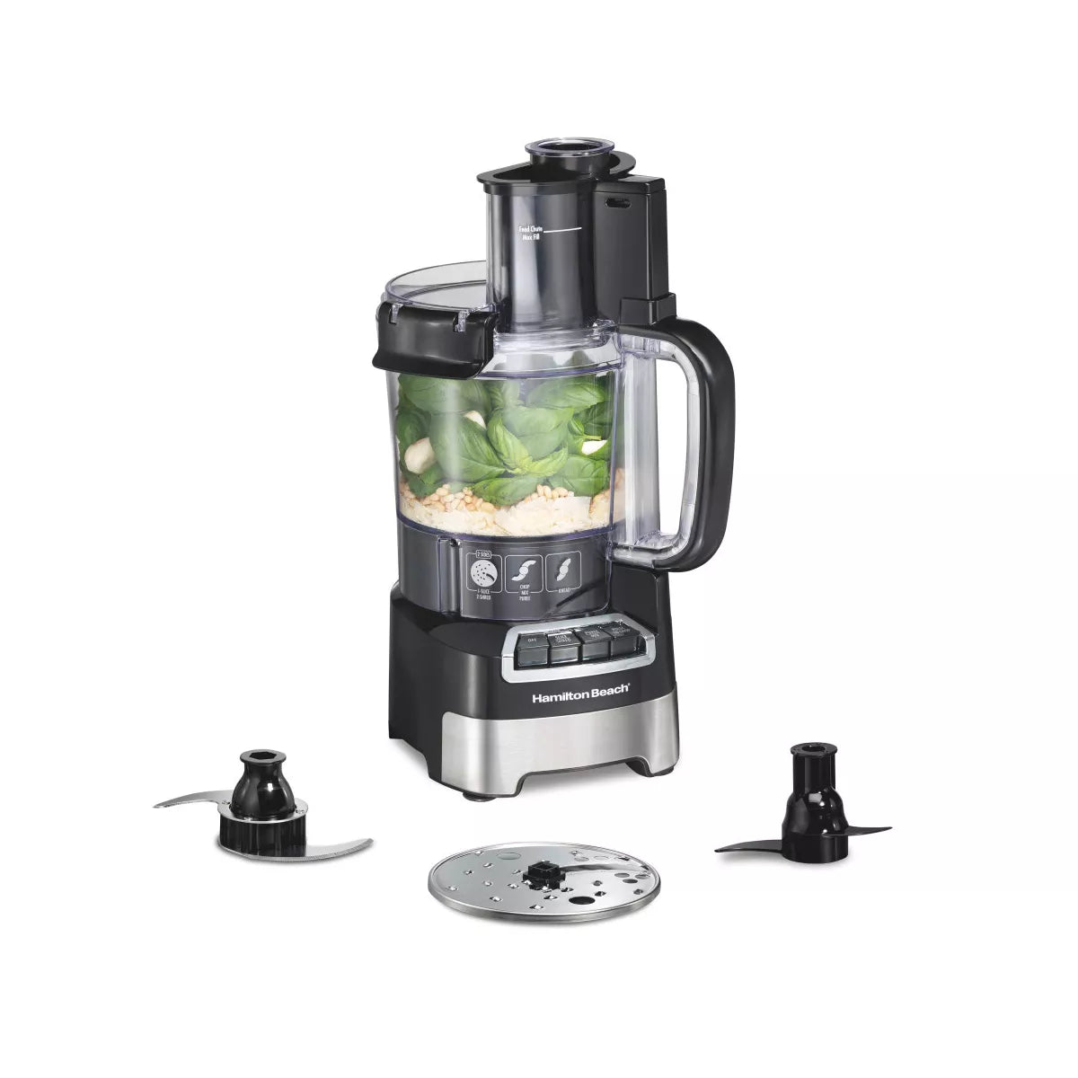 Hamilton Beach 12 Cup Stack and Snap Food Processor
