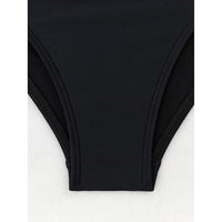 Women's High Waisted Bikini Sets Two Piece Tummy Control Swimsuit Color Block Bathing Suits