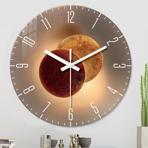 Tempered Glass Wall Clock - Best Home Deal | Everyday Home Deal