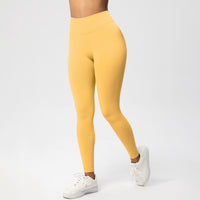 Solid-color Three-panel Waist-pleated Butt-lifting Low-rise Skinny Pants