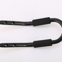 1 Pair Universal J-Bar Kayak Carrier 220LBS Load Heavy Duty Canoe Car Top Mount Carrier Roof Rack With 2Pcs Tie Down Straps