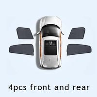 Glass Front Sunshade Privacy Car Curtain