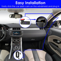 1Pc 2K HD Front Dash Cam For Car With IPS Screen Night Vision Loop Recording Included 32G Storage Card 140 Degree Wide Angle WiFi App Control Front Dashcam