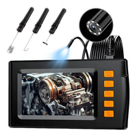 Dual-Lens Endoscope With Light, 4.3-Inch Screen, 32GB Memory Card, 16.5 Feet
