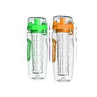 32Oz Fruit Infusing Infuser Water Bottle Water Fruit Bottle BPA Free Plastic Sport Fruit Infuser Water Bottles With Infuser Juice Shaker Drink Bottle Of Water