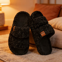 Silent Minimalist Cotton Slippers For Men And WomenWith A Soft