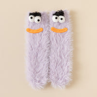 Womens Quirky Coral Fleece Mid-calf Socks