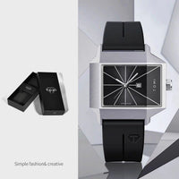 Rectangular-plate Mens And Womens Watches