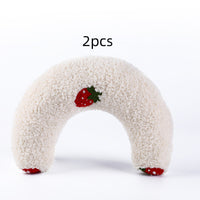 U-shaped Cat Toy Pillow To Protect Cervical Vertebra Pet Sleeping Pillow Soft Sounding Deep Sleep
