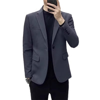 Spring Autumn New Men's Suit Jacket Coat