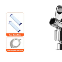 Shower Head Water Saving Flow 360 Degrees Rotating With Small Fan ABS Rain High Pressure Spray Nozzle Bathroom Accessories