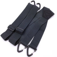 Plastic Buckle 4-hook Britishstyle Unisex X strap Suspenders 4 Cm WideVintage Elastic Braces