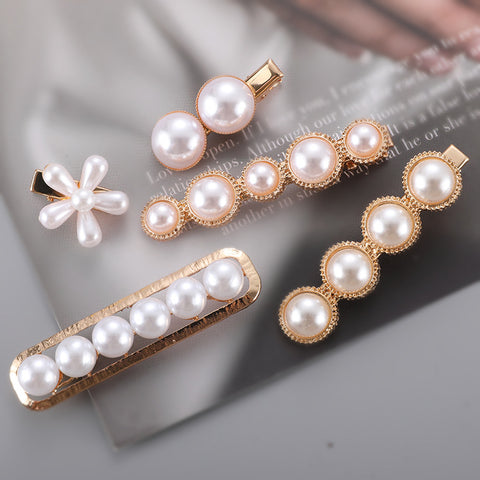 Slip-on Pearl Bow Hair Clip - Premium Fashion Deal | Everyday Home Deal