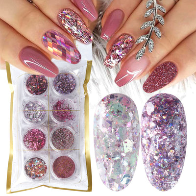 Nail Art Glitter Set | Everyday Home Deal