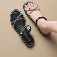 Stunning Two-way Roman-strap Sandalsperfect With Dresses And For The Beach