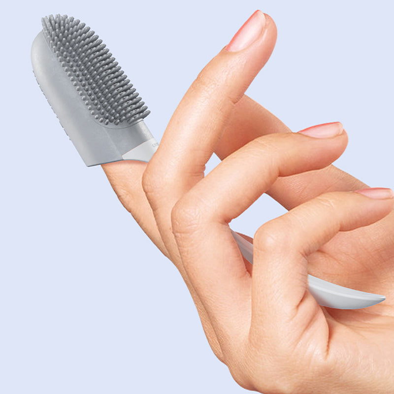 Dog Tooth Cleaning Brush Care Finger Wrap Cat Dog Oral Cleaning Toothbrush Tool Silicone Dog Cat Finger Toothbrush Supplies Pet Products | Everyday Home Deal