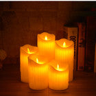 Real Wax Flameless Candles — 3-Piece Set