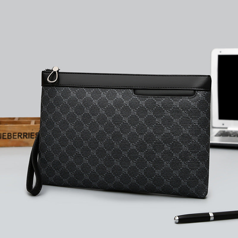 Men's Large Capacity PU Leather Business Handbag | Everyday Home Deal