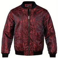 Mens Stylish Trendy Jacket With A Stand-up Collar