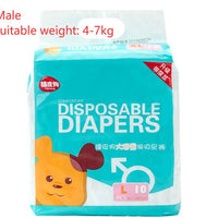 10PCS Per Bag Dog Diapers