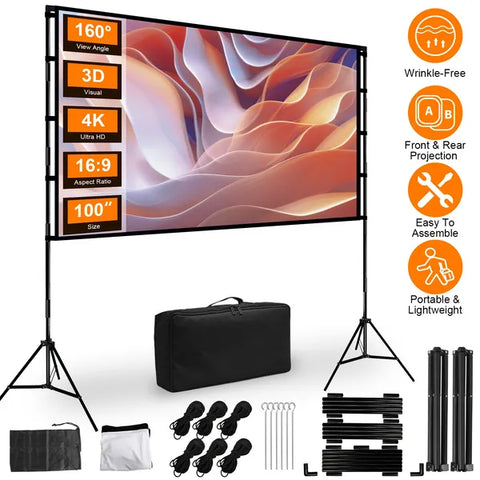 Projector Screen - Premium Pro Deal | Everyday Home Deal