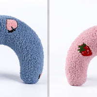 U-shaped Cat Toy Pillow To Protect Cervical Vertebra Pet Sleeping Pillow Soft Sounding Deep Sleep