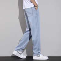 Tencel Lyocell Slim-fit Straight-leg Relaxed-fit Jeans - Premium Apparel Deal | Everyday Home Deal
