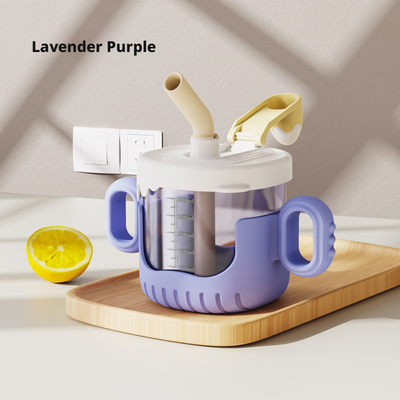 Small eggshell learning drinking cup-smoked clothes purple-1 cup