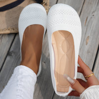 Round-toe Flat Shoes Womens Loafers And Casual Sports Shoes