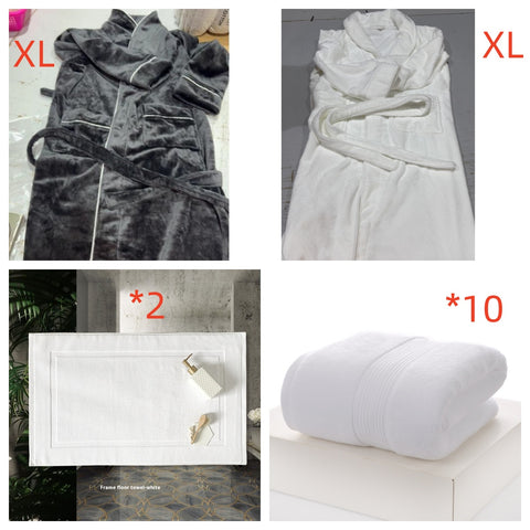 Extended Autumn And Winter Coral Fleece Bathrobe - Premium Apparel Deal | Everyday Home Deal