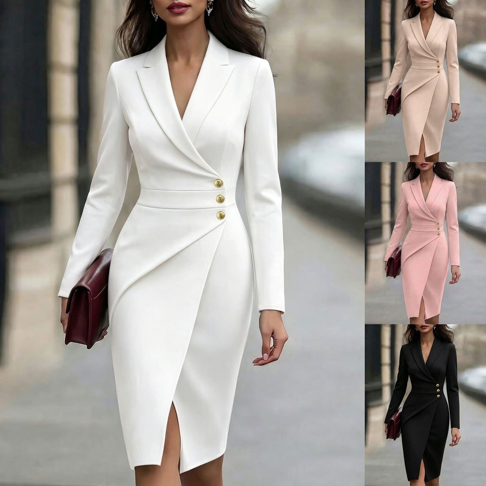Slim-fit Suit Dress - Best Premium Clothing Deal | Everyday Home Deal