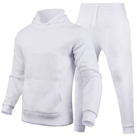 Women's Casual Versatile Solid Color Hoodie Set