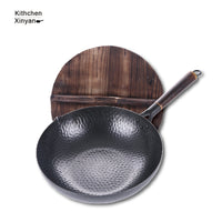 Traditional Handmade Iron Wok | Heavy Duty Cooking Pan | Everyday Home Deal