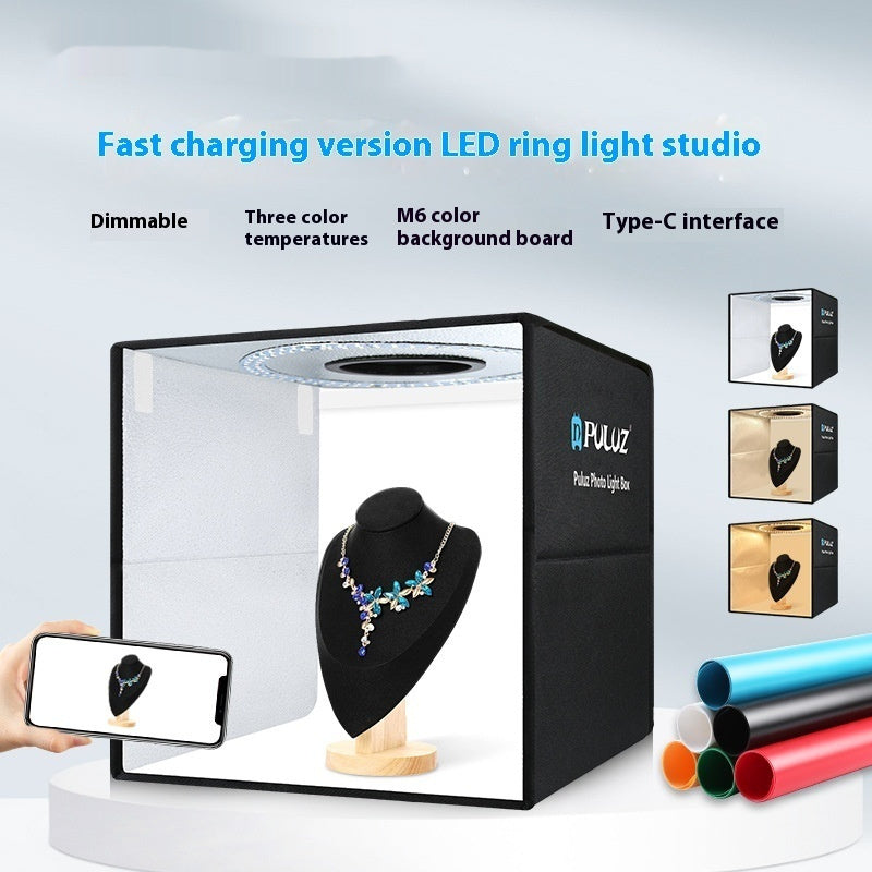 Portable Ring Light Simple Folding Studio Box  — Premium Branding Gear | Everyday Home Deal