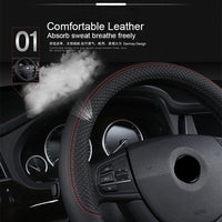 Universal Leather Car Steering Wheel Cover