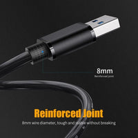 USB 3.0 A Male To A Male Cable Data Transfer Super Speed Power Charger Metal 6FT