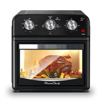 12.5 Qt Air Fryer With Advanced Multi-Function Cooking Grill, Air Fry, Defrost, Bake, Presets For French Fries, Pizza, Chicken, Fish, And Toast, Dual Knob Control, Amazon Resale Prohibited